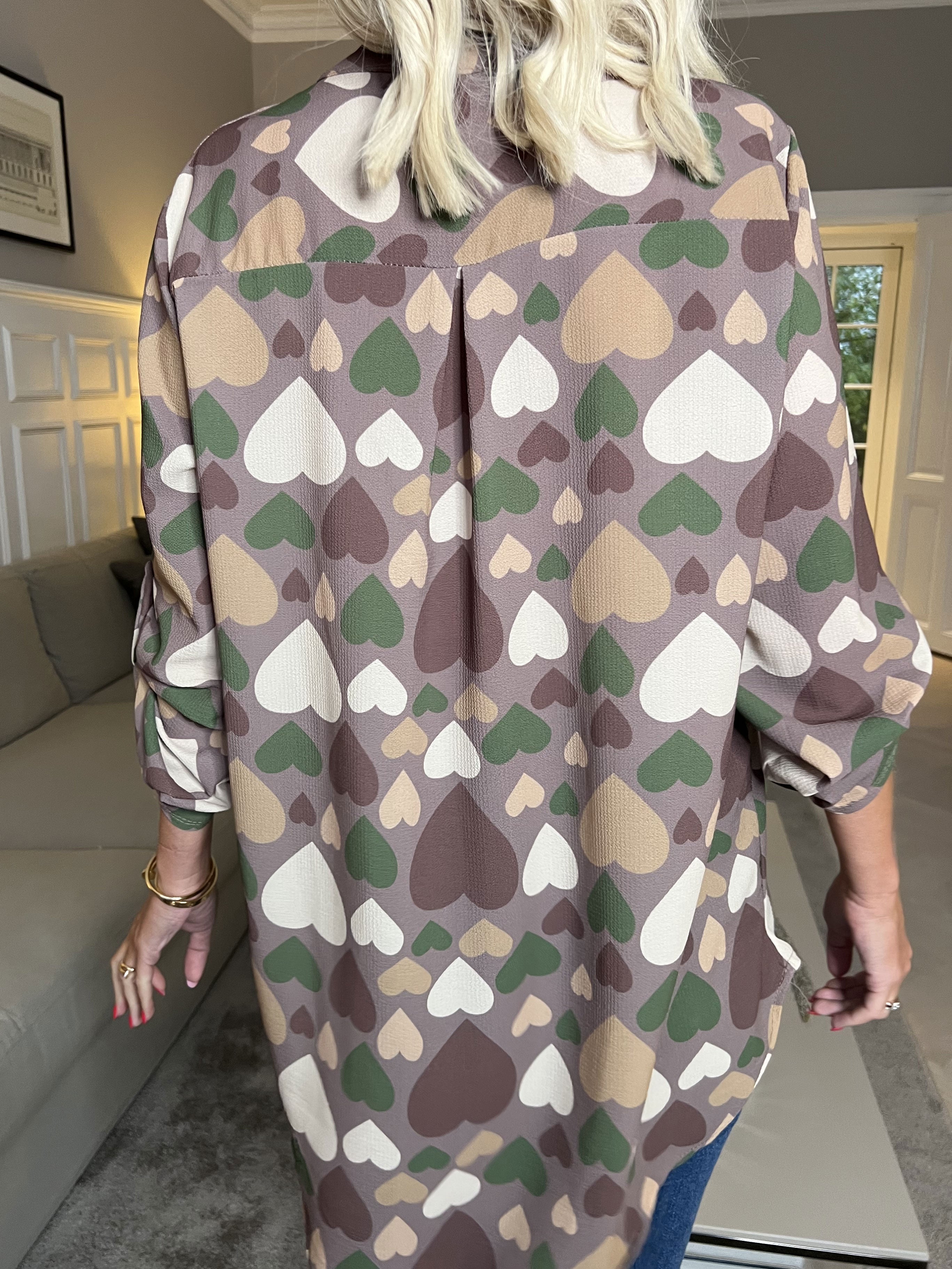 Vanesa Heart - Skjorte med mønster af hjerter